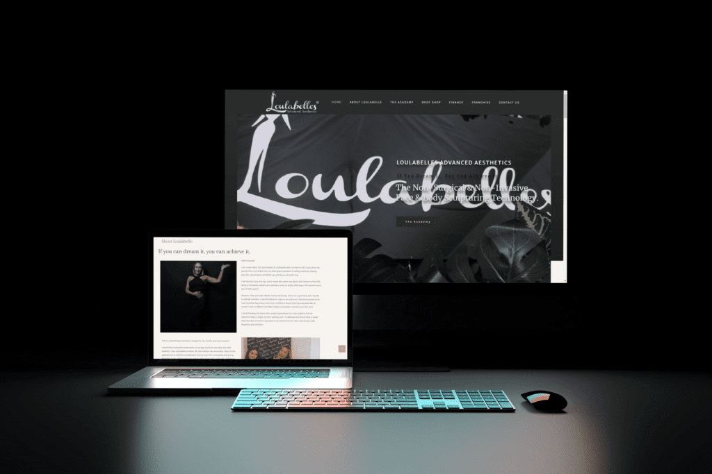 Loulabel — mājas lapas izstrāde